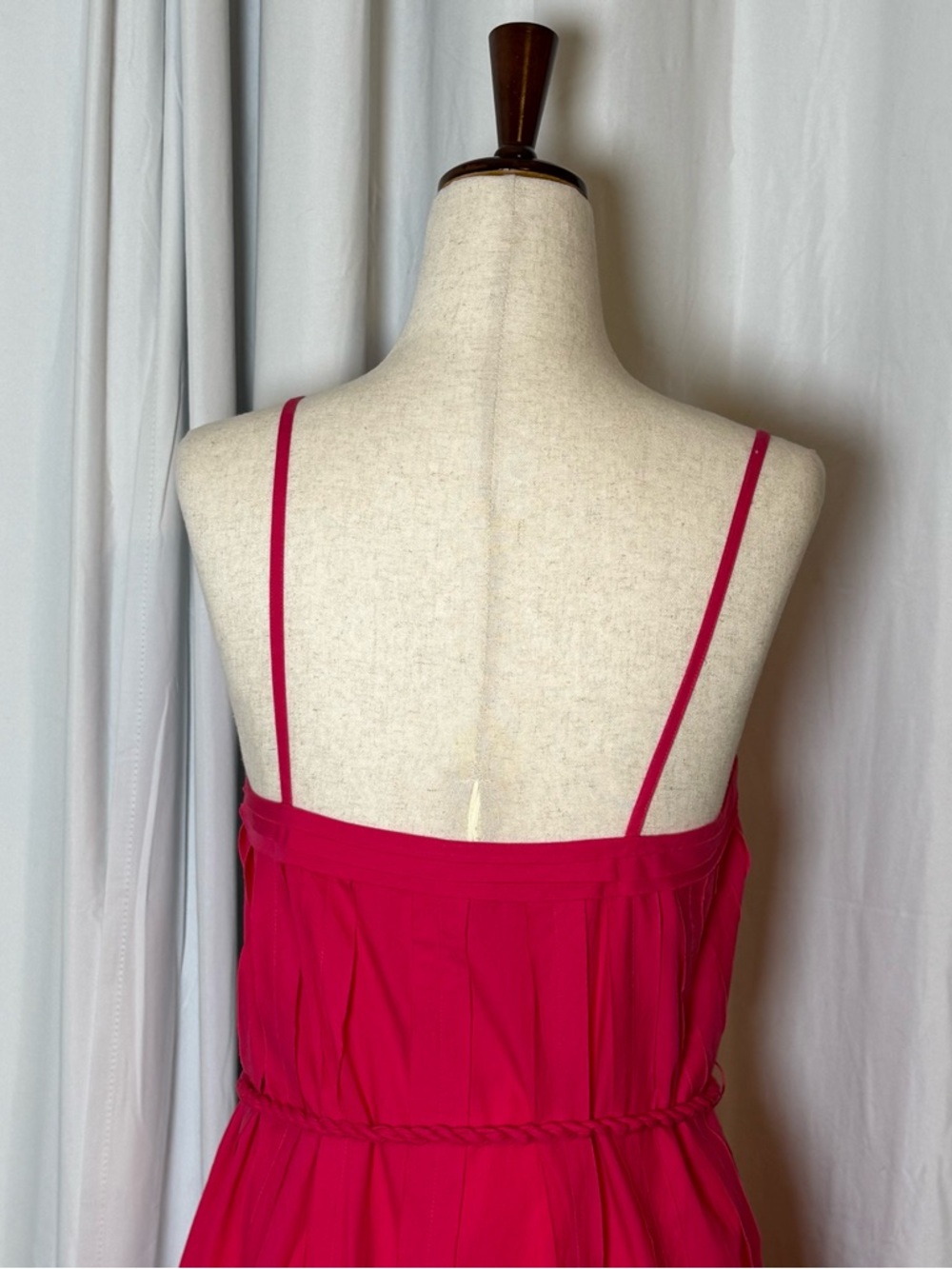 Ulla Johnson Leela Orchid Pink Midi Dress Rope Tie Waist NWT Size 2 - Picture 12 of 16